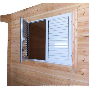 White Shoutter Louver Window Blinds/ Shutter Windows